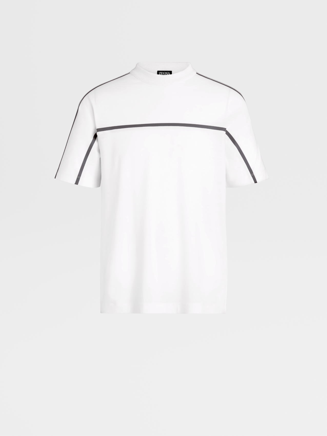 White Techmerino™ Wool Shirt-sleeve T-Shirt
